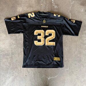 Rare Nike Bengals Super Bowl Alternate NFL Jersey #32 Hill • Fire • Size S